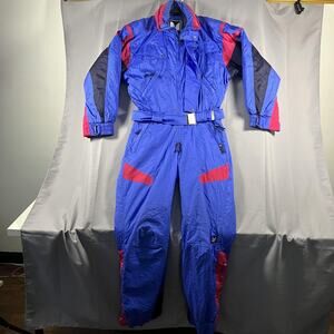 Vintage Couloir Ski Suit Mens 40‎ One Piece Entrant 90s Snowsuit Jumpsuit Jacket